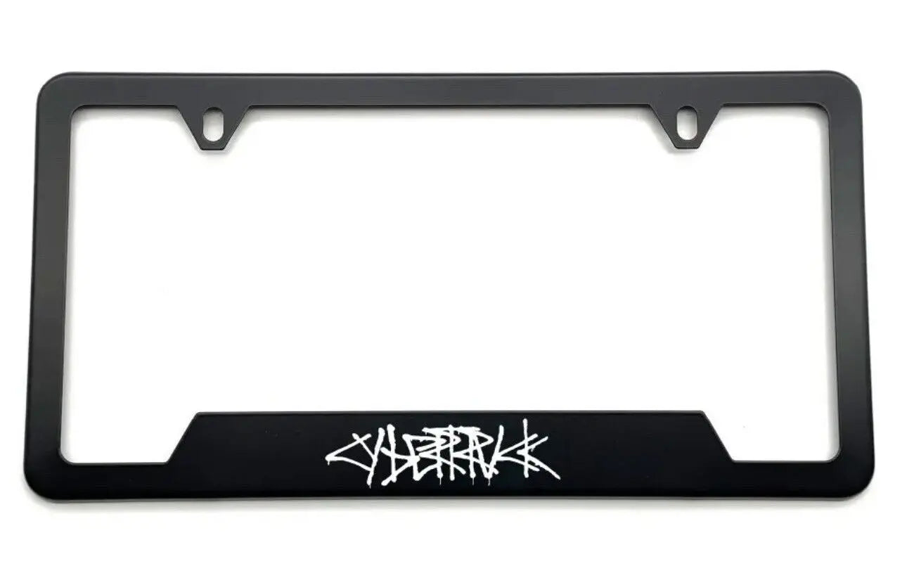 Cybertruck laser engraved Stainless License Plate Frame